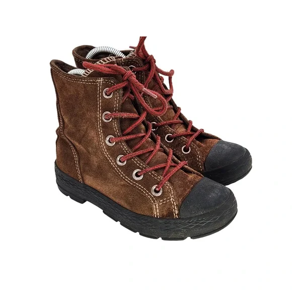 Converse All Star Chuck‎ Taylor Suede Side Zip High-top Junior Size 1 - Picture 3 of 11